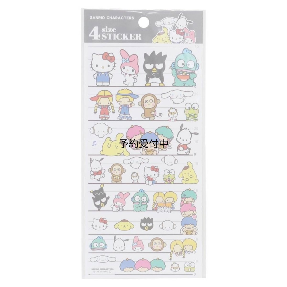 画像1: サンリオキャラクターズシールシート４ＳＩＺＥ ＳＴＩＣＫＥＲサンリオ (1)