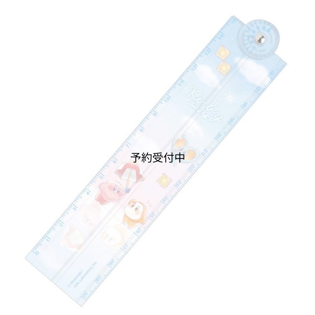 画像1: カミオジャパン 星のカービィ 分度器付き折りたたみ定規 Ｏｎｅ?ｓ ｄａｉｌｙ ｌｉｆｅ じょうぎ スケール 折り畳み コンパクト ０４９８７０ (1)