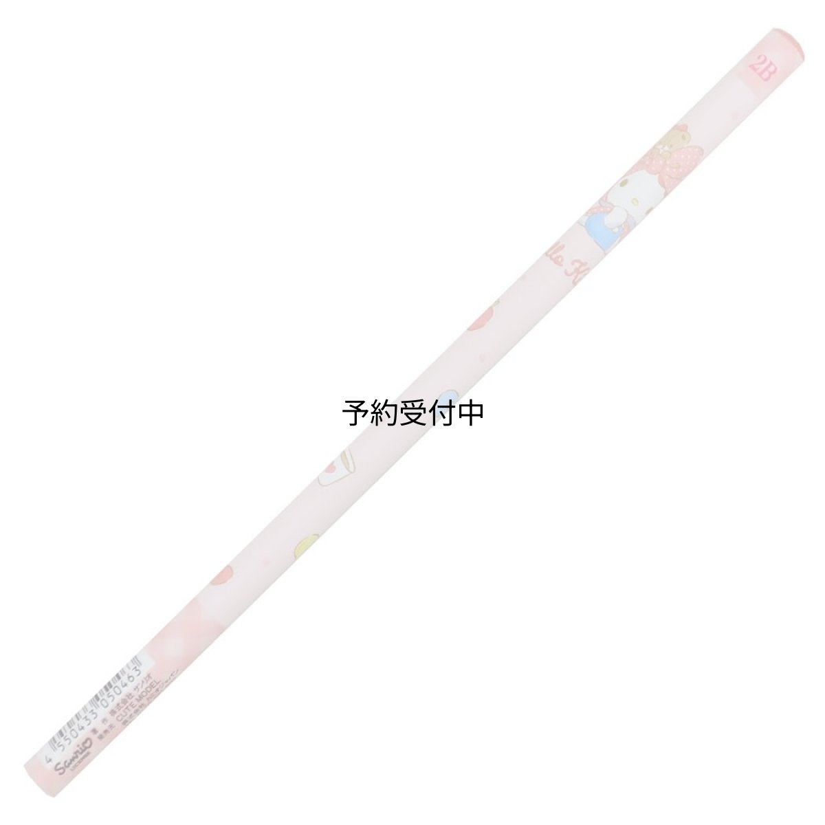画像1: ハローキティ鉛筆サンリオマット軸鉛筆２Ｂ ビッグリボン サンリオ (1)