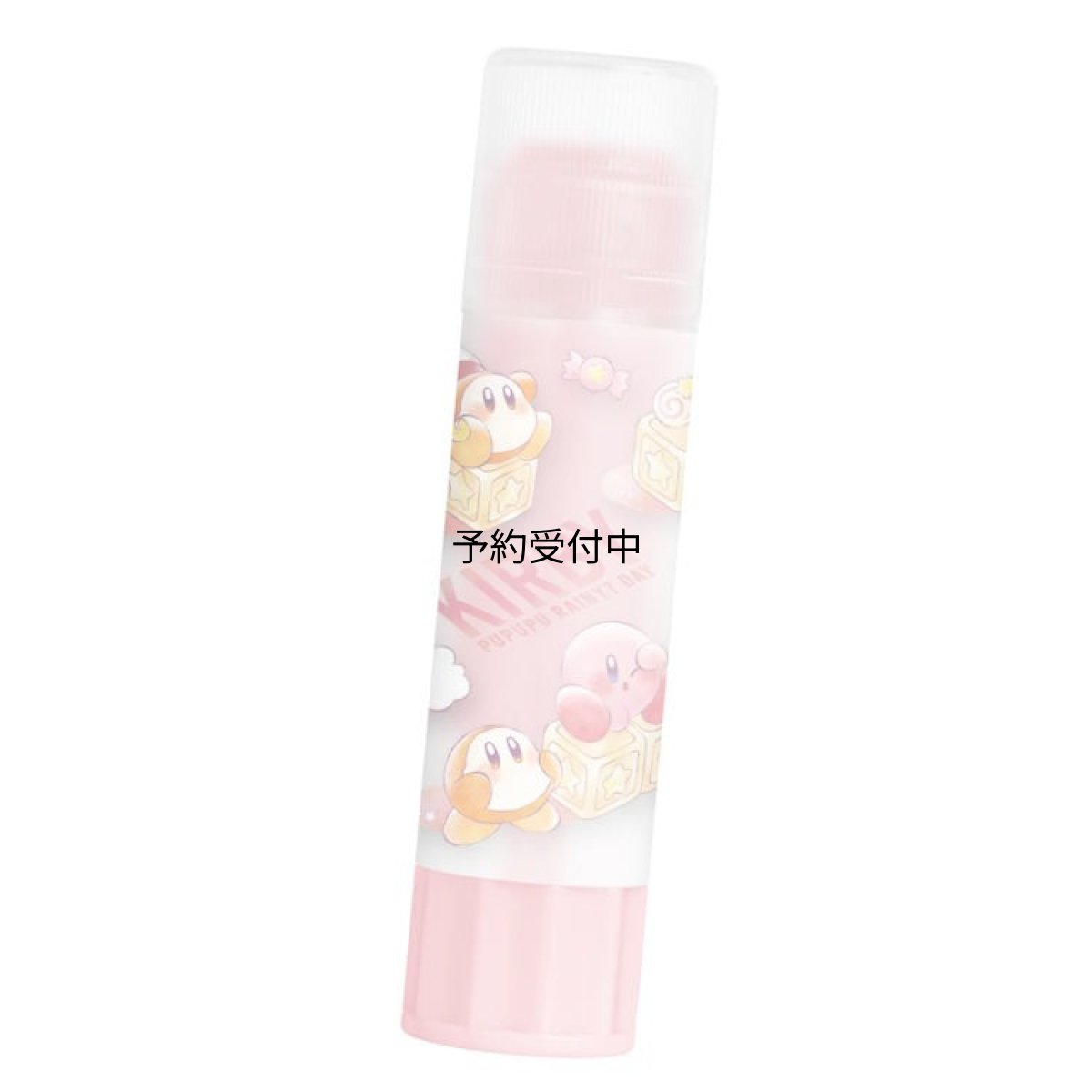 画像1: カミオジャパン 星のカービィ クリアカラースティックのり ＰＵＰＵＰＵ ＲＡＩＮＹ？ ＤＡＹ のり色クリアピンク 固形のリ コンパクト ０５６１５１ (1)