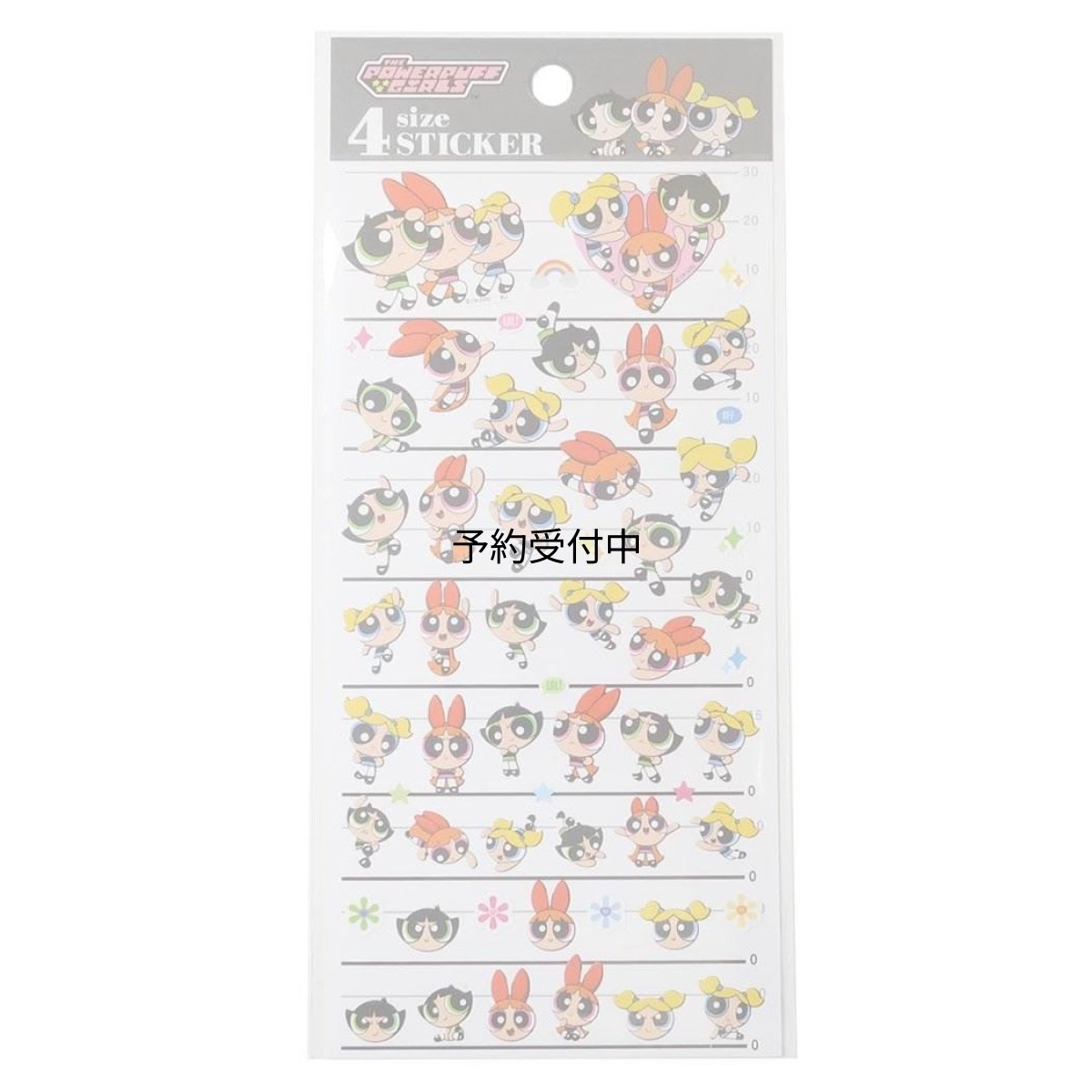 画像1: パワーパフガールズシールシート４サイズステッカー カミオジャパン 手帳デコ キャラクター グッズ 通販 (1)
