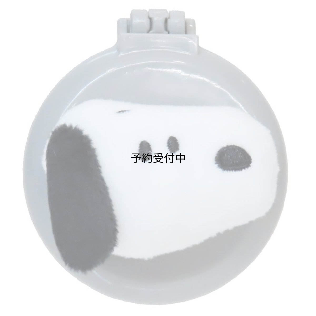 画像1: スヌーピー ふわぬいミラーブラシ スヌーピー (1)