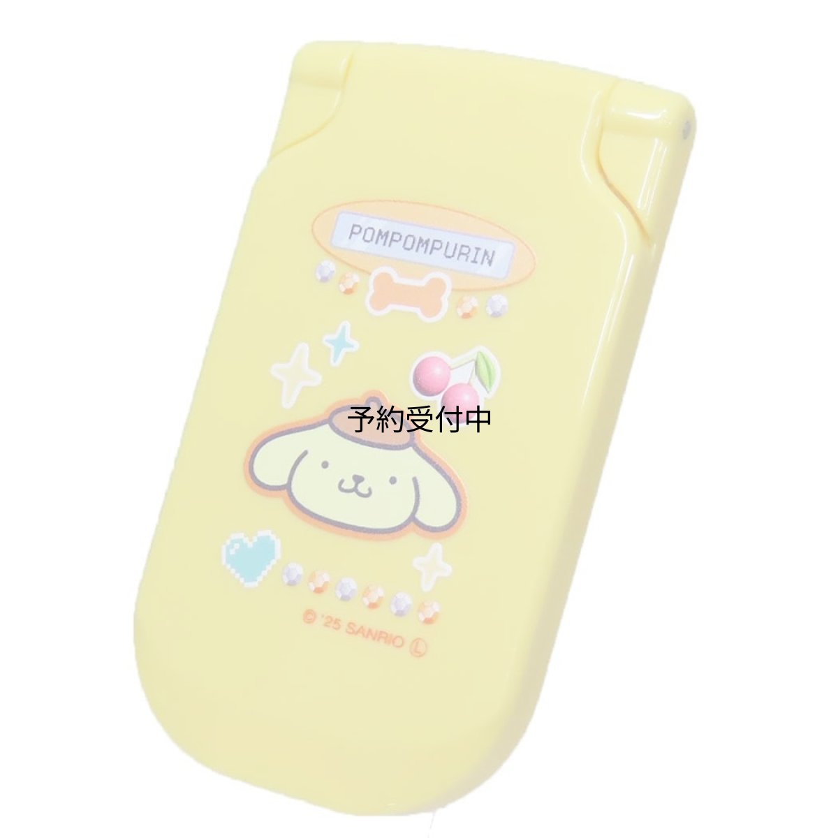 画像1: サンリオ ポムポムプリン ガラケー型コンパクトミラー (1)