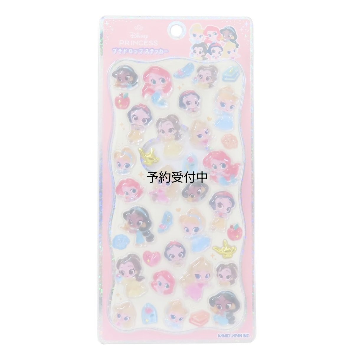 画像1: ディズニープリンセスシールシートプチドロップステッカーディズニー (1)