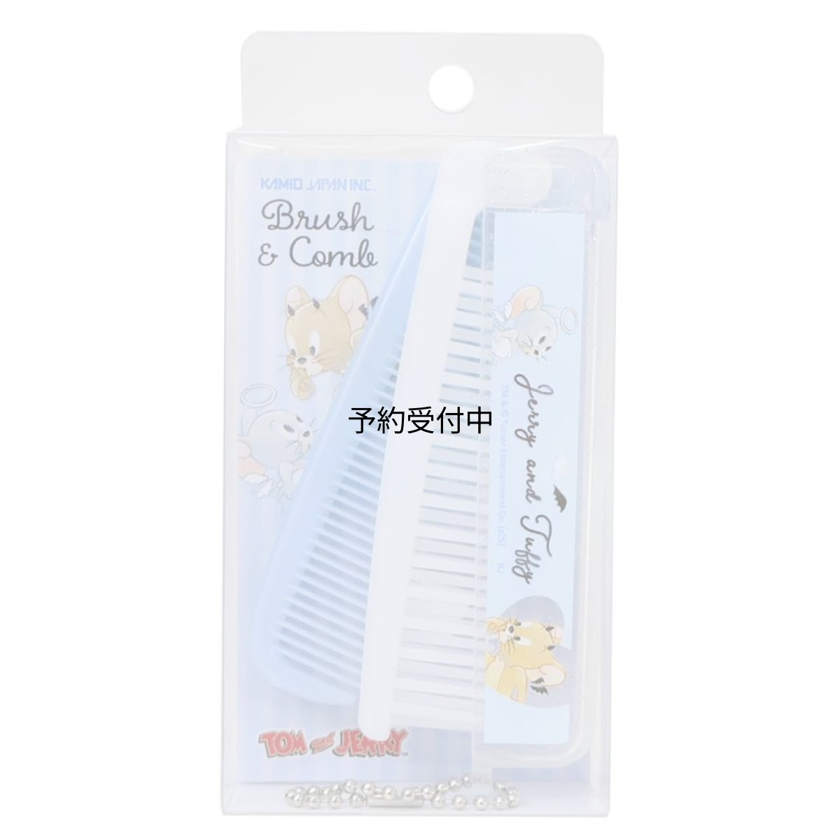 画像1: トムとジェリーヘアブラシ折りたたみブラシ＆コーム キュートアタック ワーナーブラザース (1)