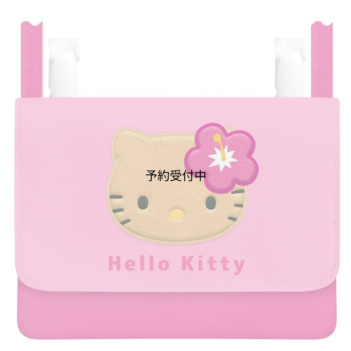 画像1: カミオジャパン ハローキティ 横長ショルダーひもつき どこでもポッケ 日焼けデザイン 移動ポケット ショルダーバッグ どこでもポケット ０６９６０１ (1)