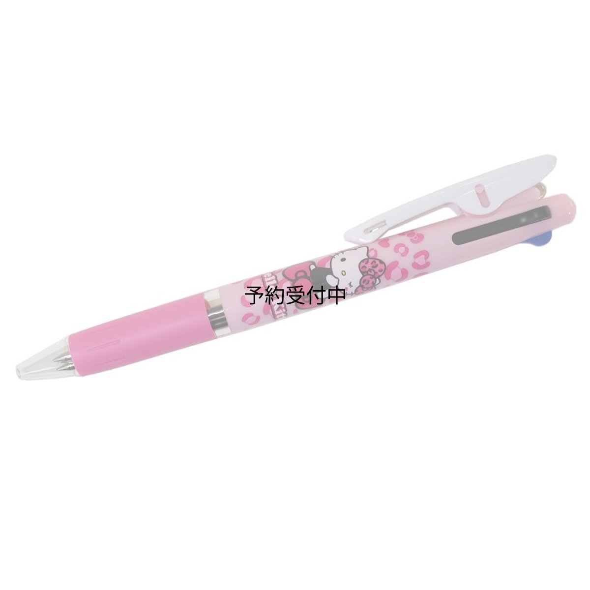 画像1: ハローキティ黒 赤 青 ３色ボールペンジェットストリーム ０．５ｍｍ ヒョウ柄 サンリオ (1)