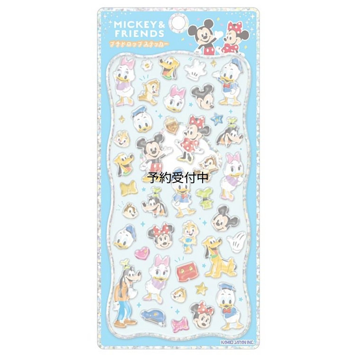 画像1: カミオジャパン ミッキー＆フレンズ プチドロップステッカー ０７０２５６ (1)