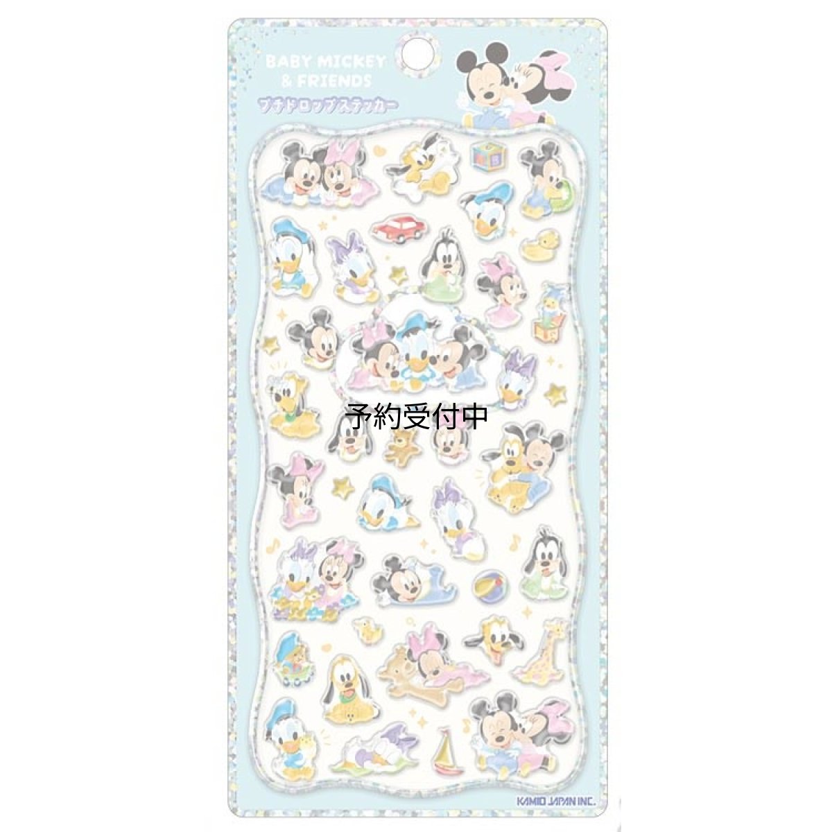 画像1: カミオジャパン ディズニーベビー プチドロップステッカー ０７０２６３ ミッキー＆フレンズ (1)