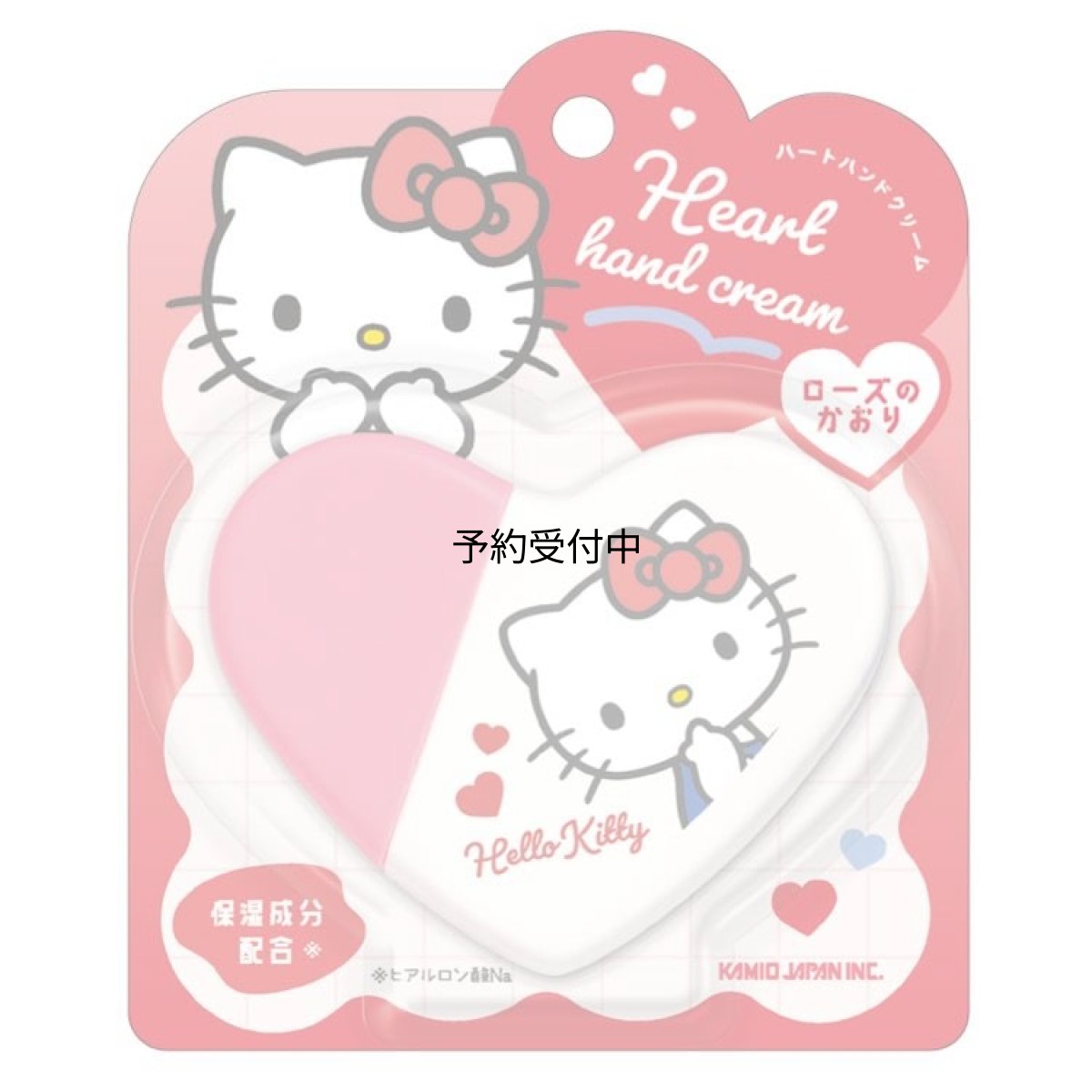 画像1: カミオジャパン ハローキティ ハートハンドクリーム ローズの香り ０７２９８４ (1)
