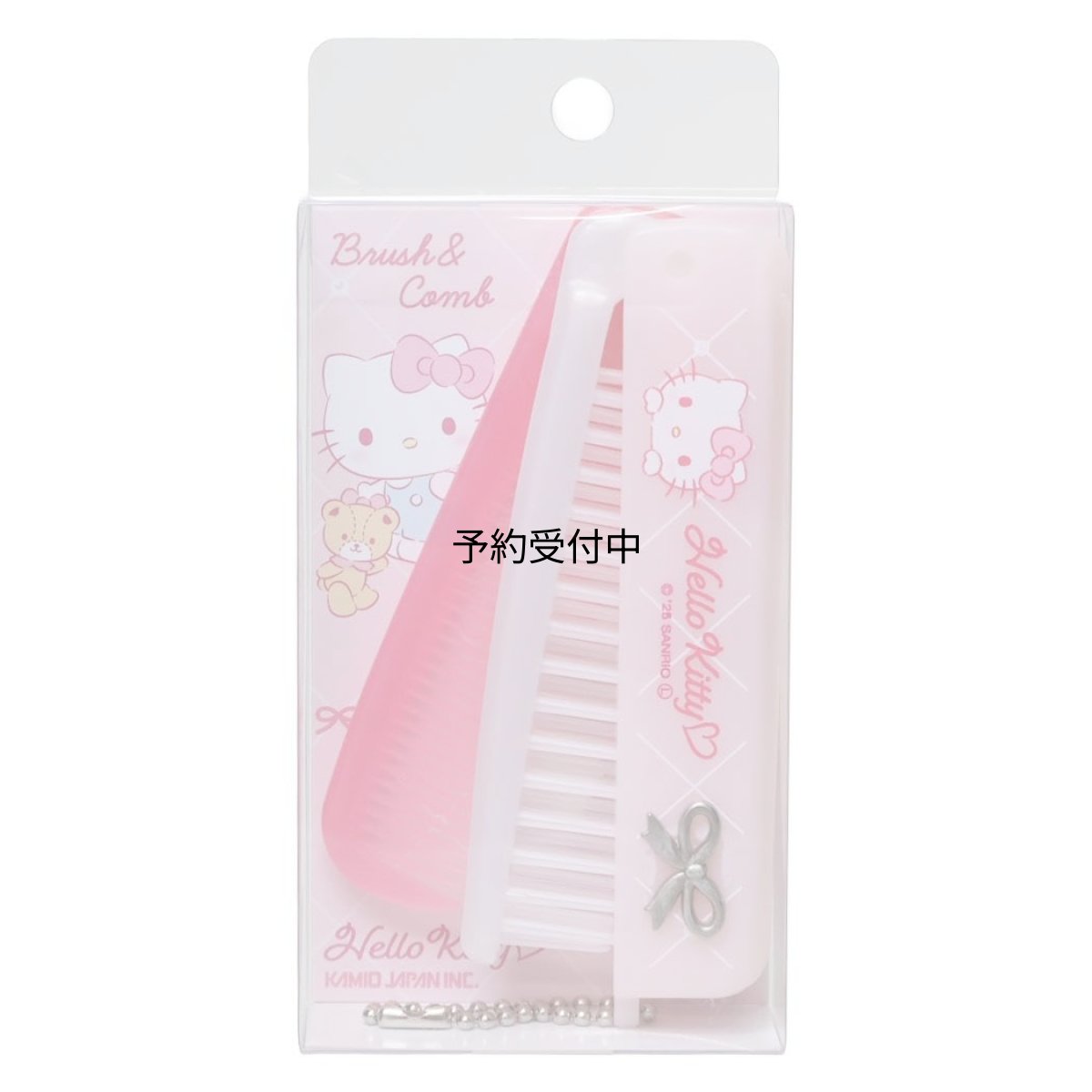 画像1: ハローキティヘアブラシ折りたたみブラシ＆コームサンリオ (1)