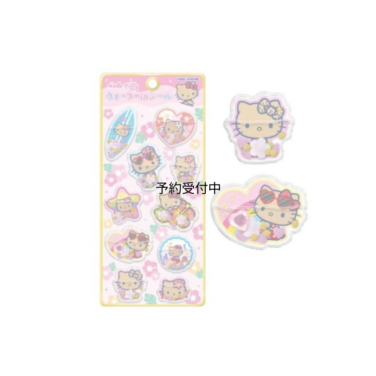 画像1: カミ３０７３２６ １０枚セット セット セット商品 サンリオキャラクターズ ウォーターインシール日焼け ハローキティ (1)