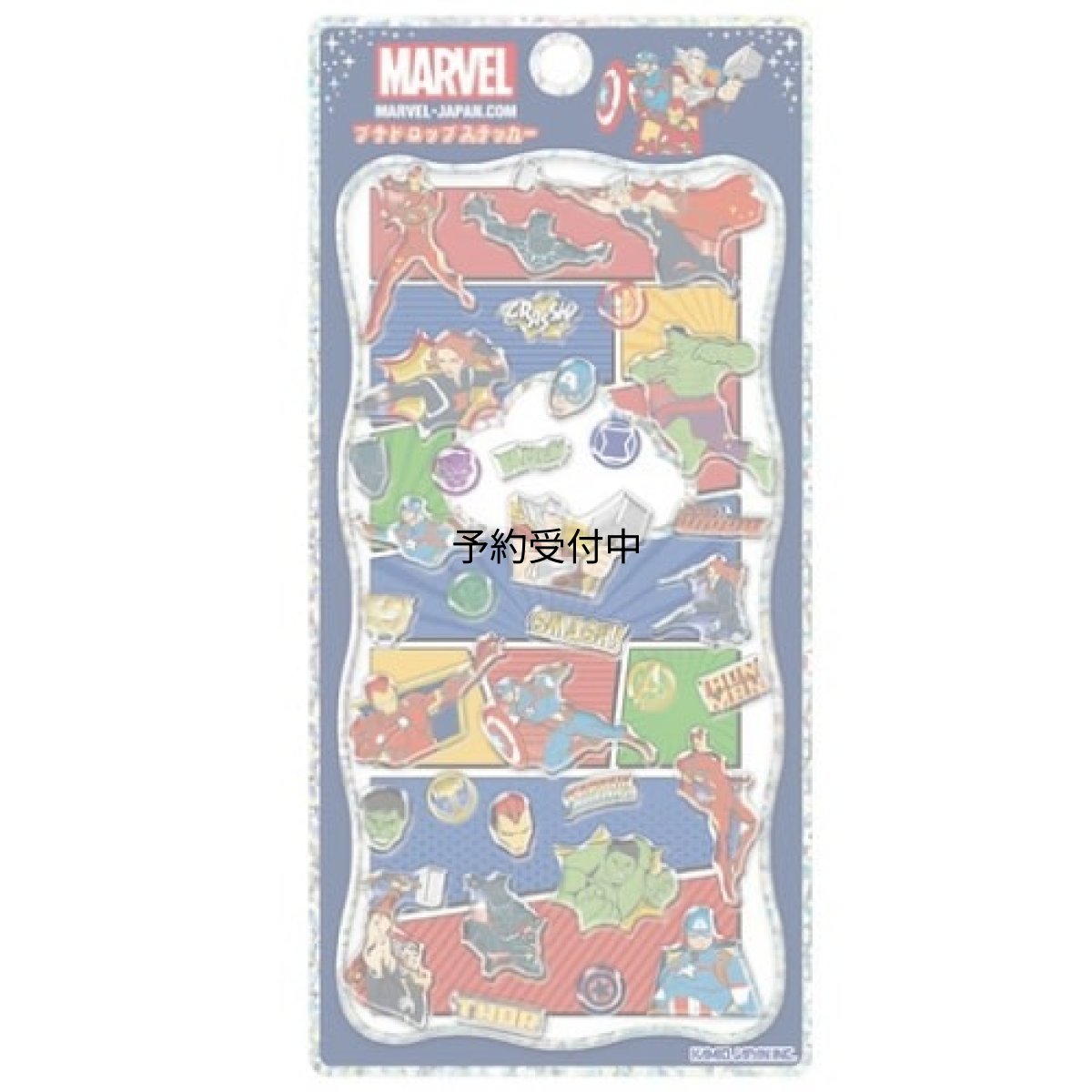 画像1: カミオジャパン アベンジャーズ プチドロップステッカー ０７３３７０ ＭＡＲＶＥＬ マーベル Ａｖｅｎｇｅｒｓ (1)