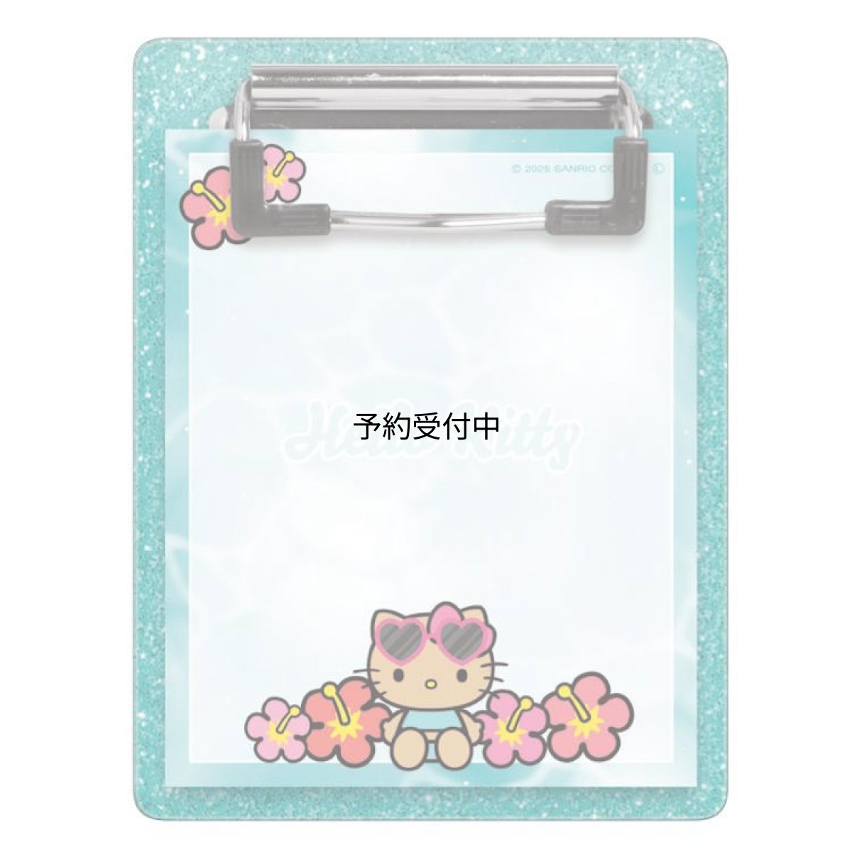 画像1: カミオジャパン ハローキティ グリッターバインダーめも 日焼け メモ メモ帳 メモ紙 メッセージ 伝言 ０７４５４４ (1)