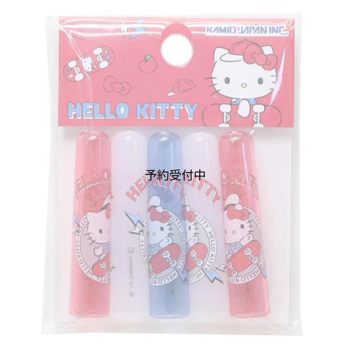 画像1: ハローキティ鉛筆キャップえんぴつカバー５本入りサンリオ (1)