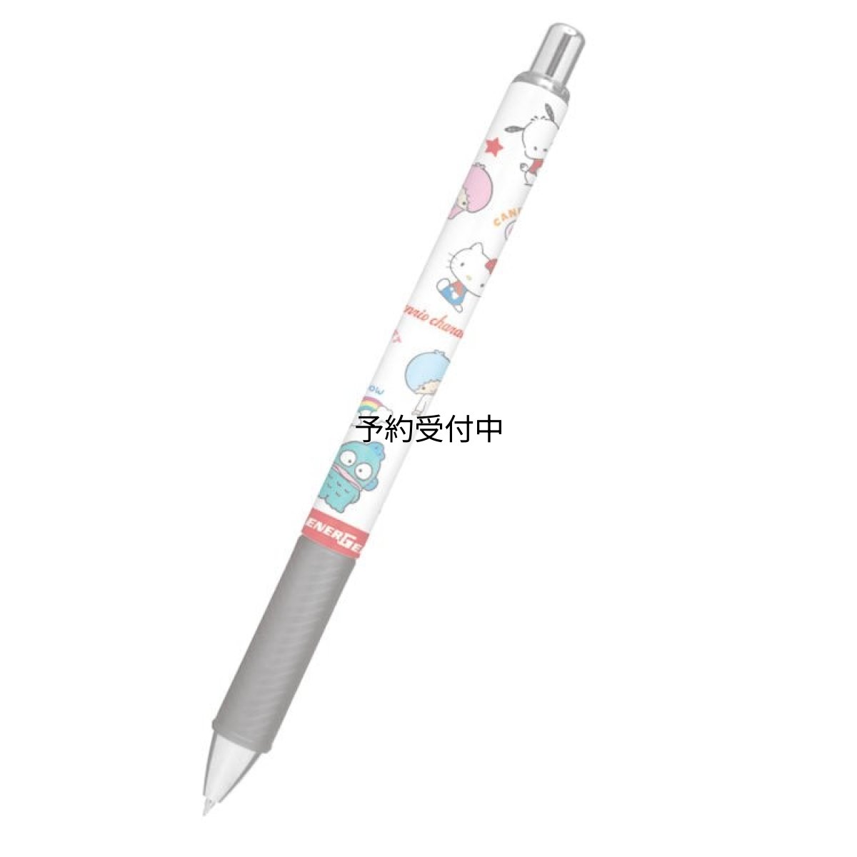 画像1: カミオジャパン サンリオキャラクターズ エナージェルボールペン ０．５ｍｍ 集合 ペン 筆記具 筆記用具 キティ キキ ララ ハンギョドン ０７５１８３ (1)