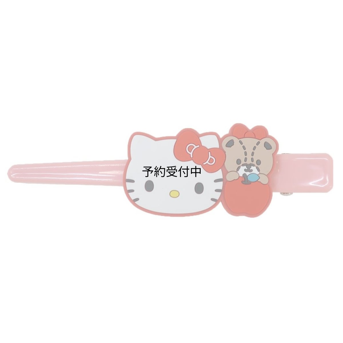 画像1: サンリオ ぎゅっともマスコットロングヘクリップ ハローキティ (1)