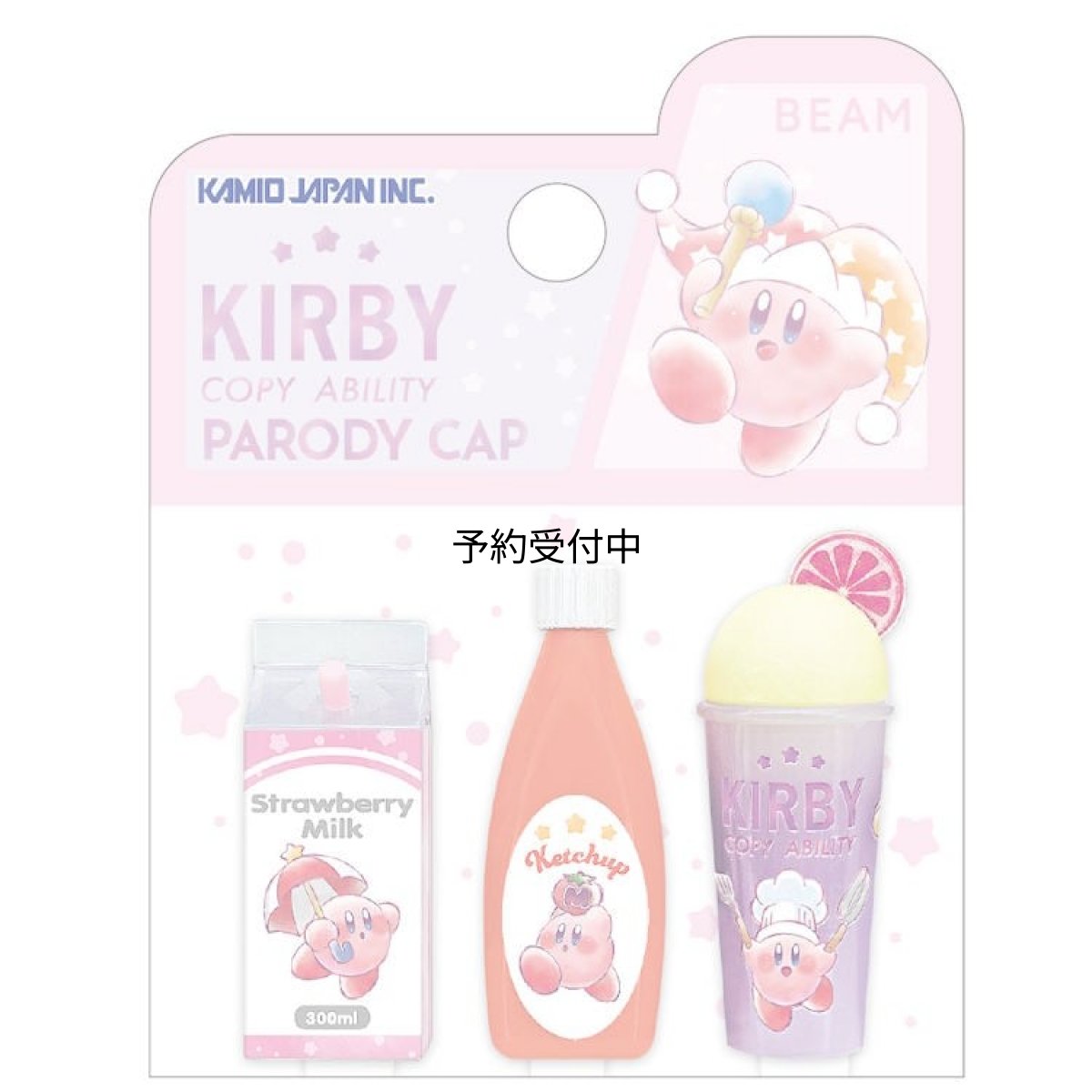 画像1: カミオジャパン 星のカービィ パロディえんぴつキャップ ＣＯＰＹ ＡＢＩＬＩＴＹ パロディ鉛筆キャップ 芯保護 ３本入り ０７５３０５ (1)