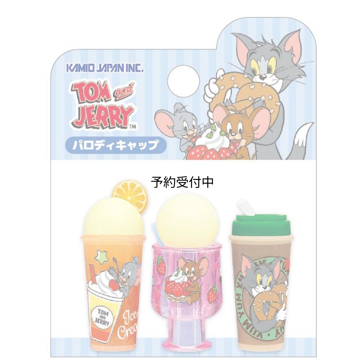 画像1: カミオジャパン トムとジェリー パロディえんぴつキャップ パロディ鉛筆キャップ 芯保護 ３本入り ０７５３１２ (1)