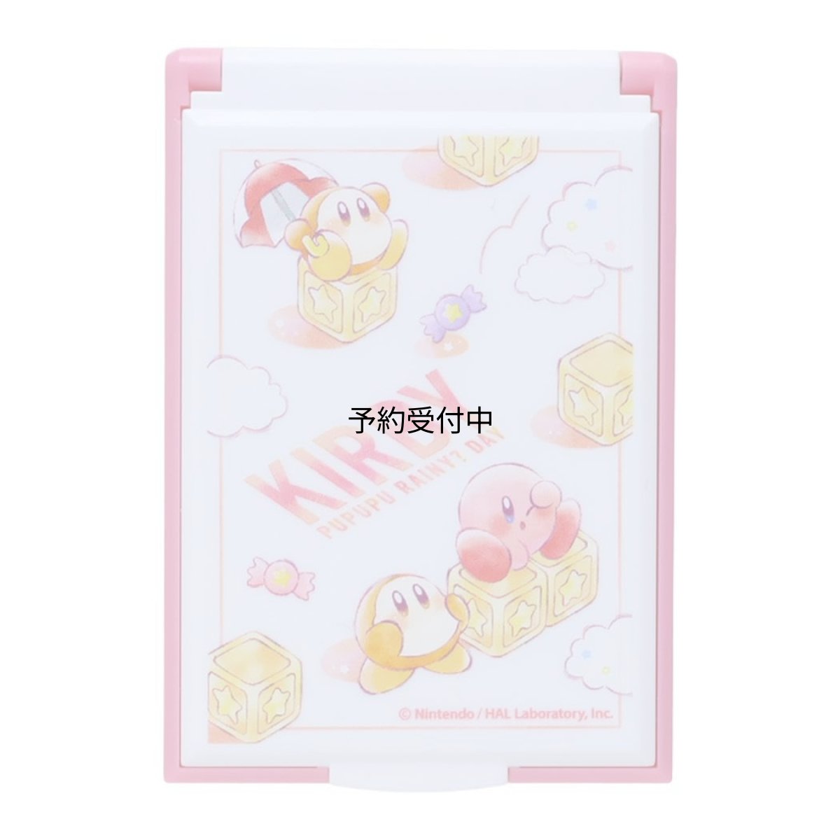 画像1: 星のカービィ手鏡カードミラーＳ ＰＵＰＵＰＵ ＲＡＩＮＹ？ ＤＡＹ (1)