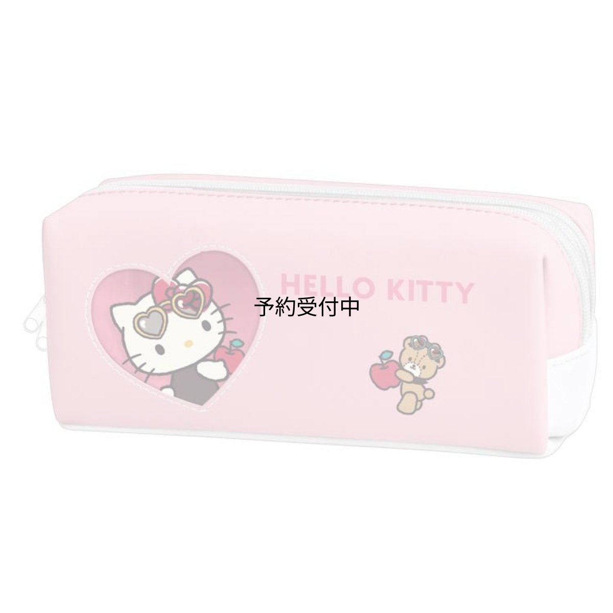 画像1: カミオジャパン ハローキティ ツインファスナーペンケース サングラス 筆箱 ふでばこ ペンポーチ 小物入れ ポーチ ０７７９５８ (1)
