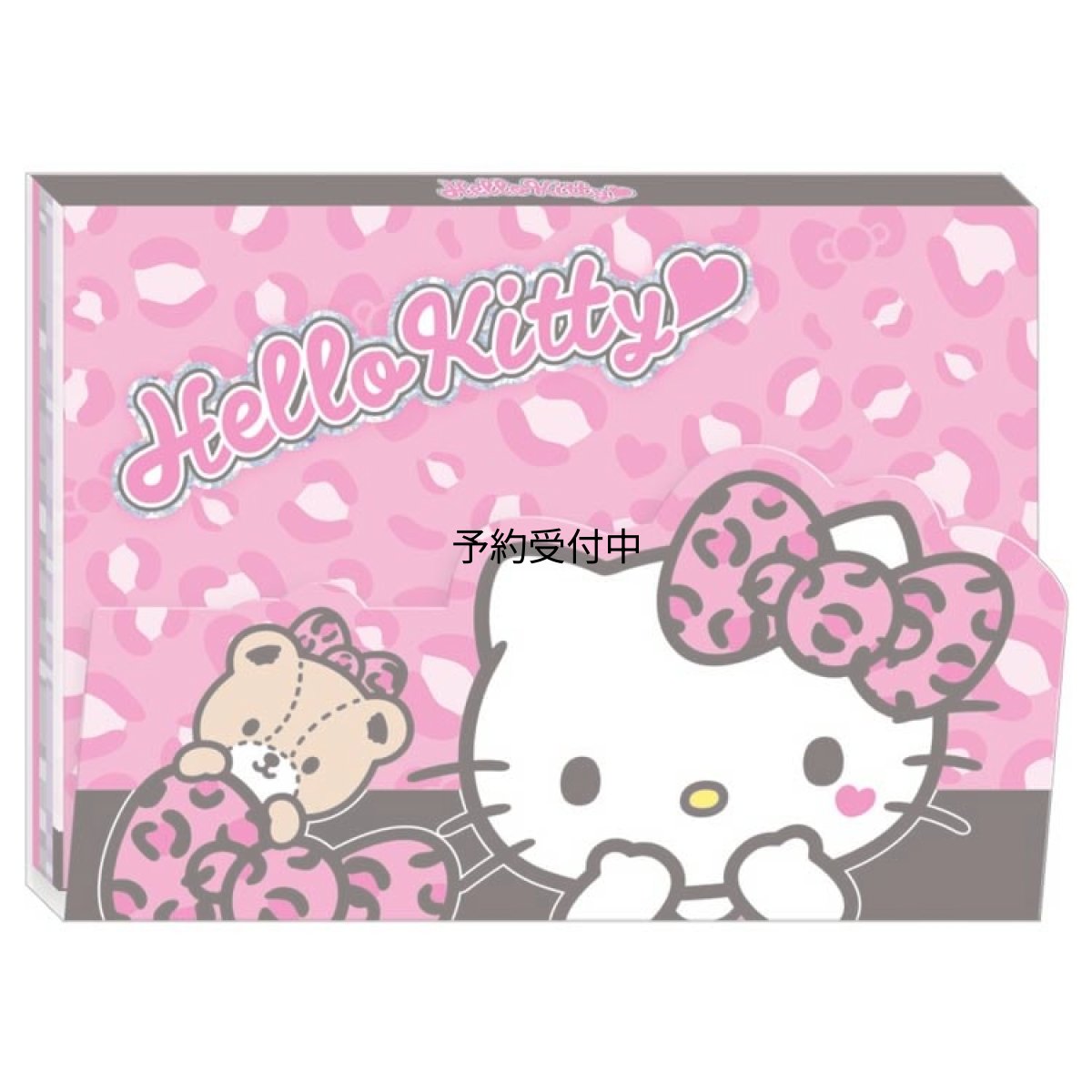 画像1: カミオジャパン ハローキティ ダイカットカバー付きメモ ０７９３３４ ギャルアート 第３弾 (1)