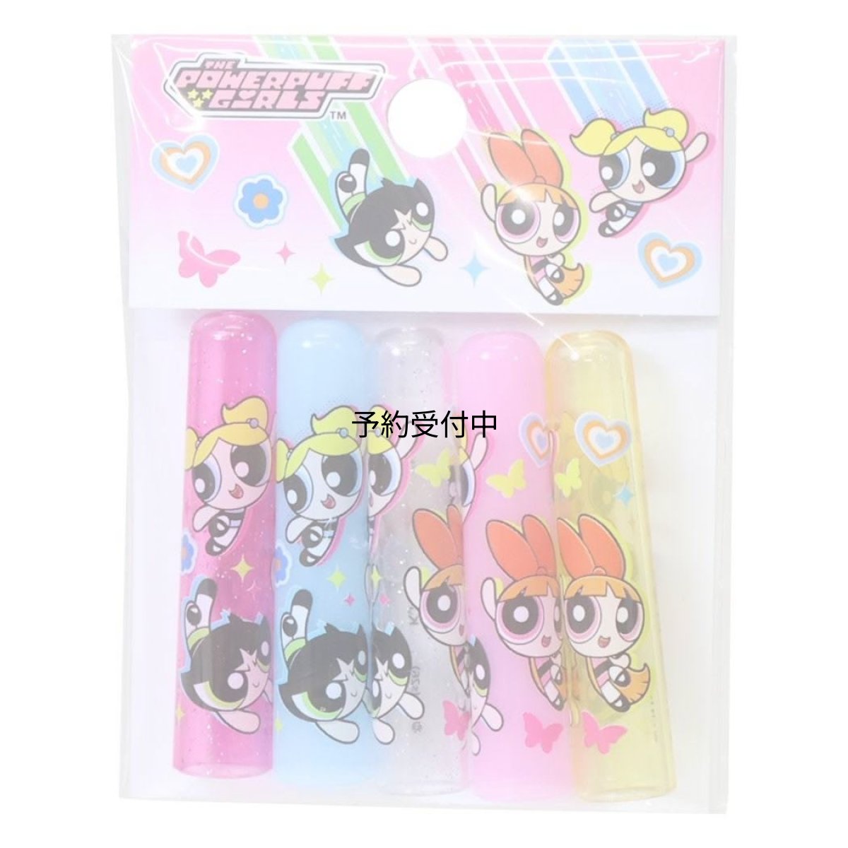 画像1: パワーパフガールズ 鉛筆キャップ えんぴつカバー５本セット パネルレイアウト カミオジャパン (1)