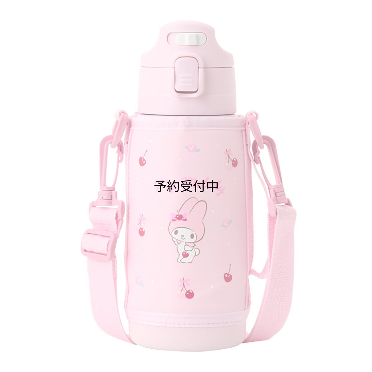 画像1: サンリオ（ＳＡＮＲＩＯ） ２ＷＡＹステンレスボトル マイメロディ 子供 保温・保冷両用 容量：コップ使用時６２０ｍＬ ダイレクトキャップ使用時６７０ｍＬ 名前スペース付き ０９６０４１ (1)