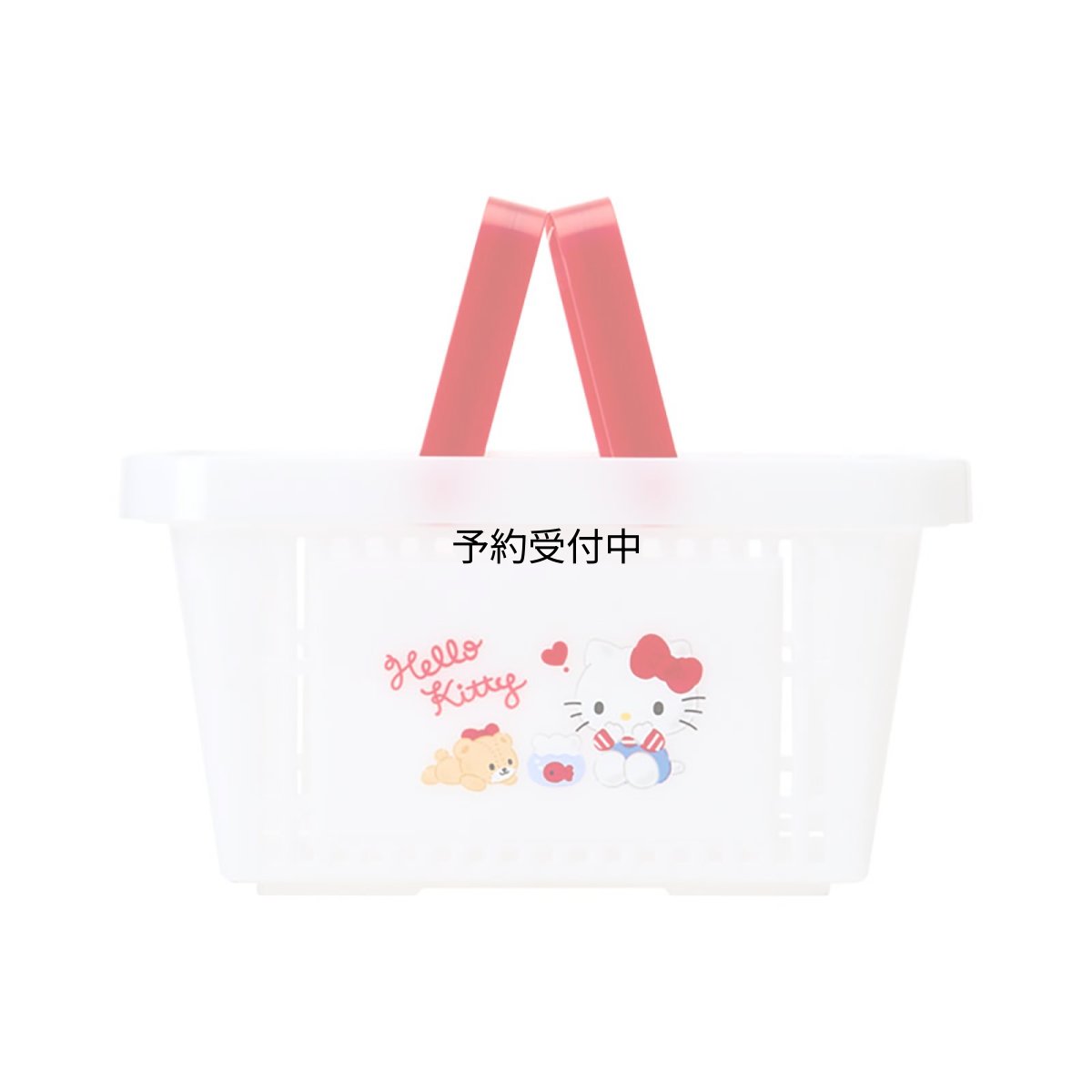 画像1: サンリオ（ＳＡＮＲＩＯ） バスケット ハローキティ １１３０７７ (1)