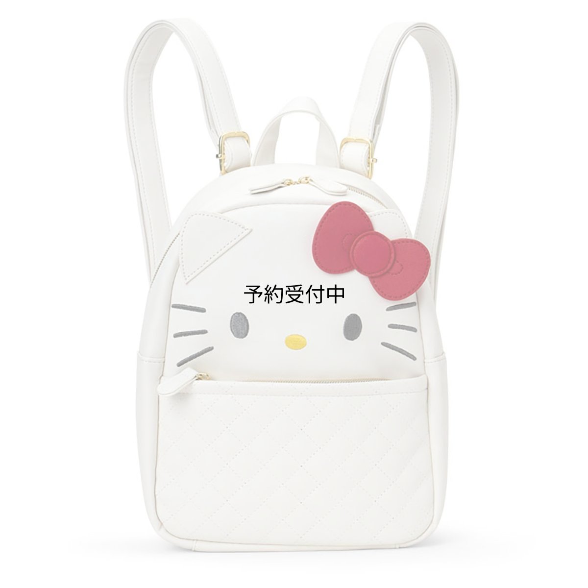 画像1: サンリオ（ＳＡＮＲＩＯ） フェイス形リュック ハローキティ ＰＵレザー 対象年齢３才以上 １５５３２２ (1)