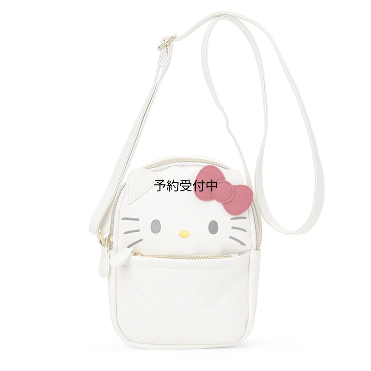 画像1: サンリオ（ＳＡＮＲＩＯ） フェイス形ショルダーバッグ ハローキティ ＰＵレザー 対象年齢３才以上 １５９７９４ (1)