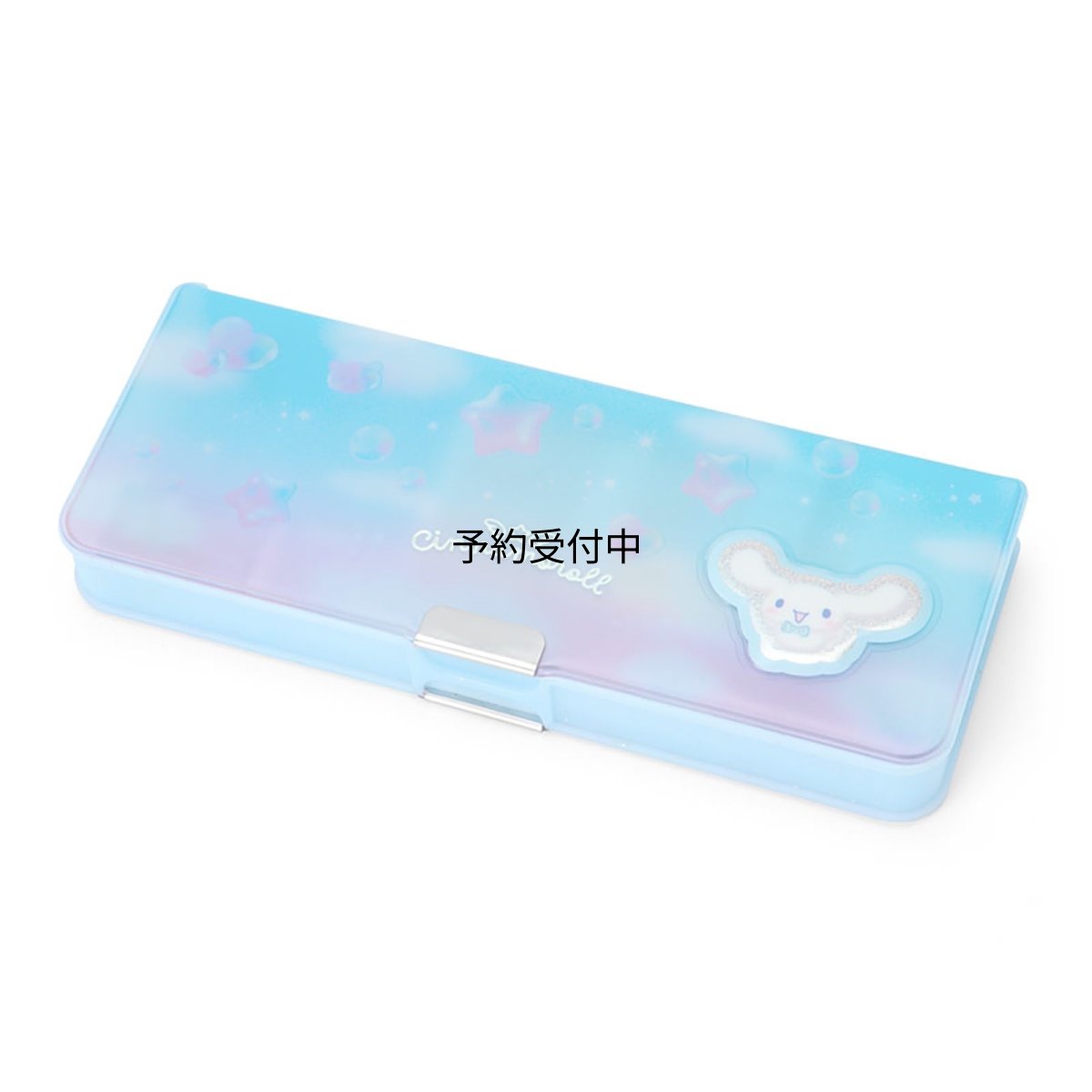 画像1: サンリオ（ＳＡＮＲＩＯ） 両面開き筆箱 シナモロール 鉛筆６本ホルダー ミニシャープナー 名前スペース ２６４９７１ (1)