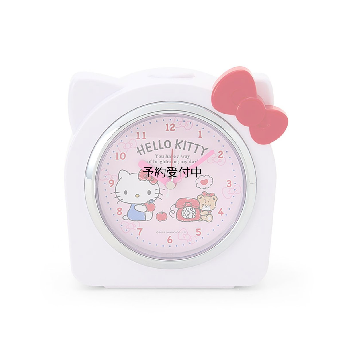画像1: サンリオ（ＳＡＮＲＩＯ） 目覚まし時計 ハローキティ ＡＢＳ樹脂 ライト付き ３０６６４９ (1)