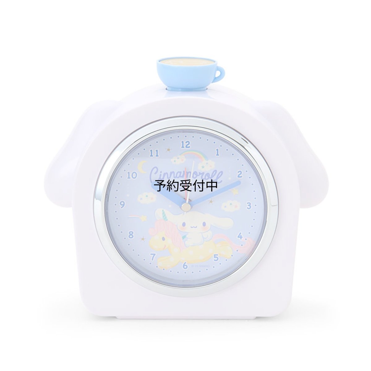 画像1: サンリオ（ＳＡＮＲＩＯ） 目覚まし時計 シナモロール ＡＢＳ樹脂 ライト付き ３０６６９０ (1)