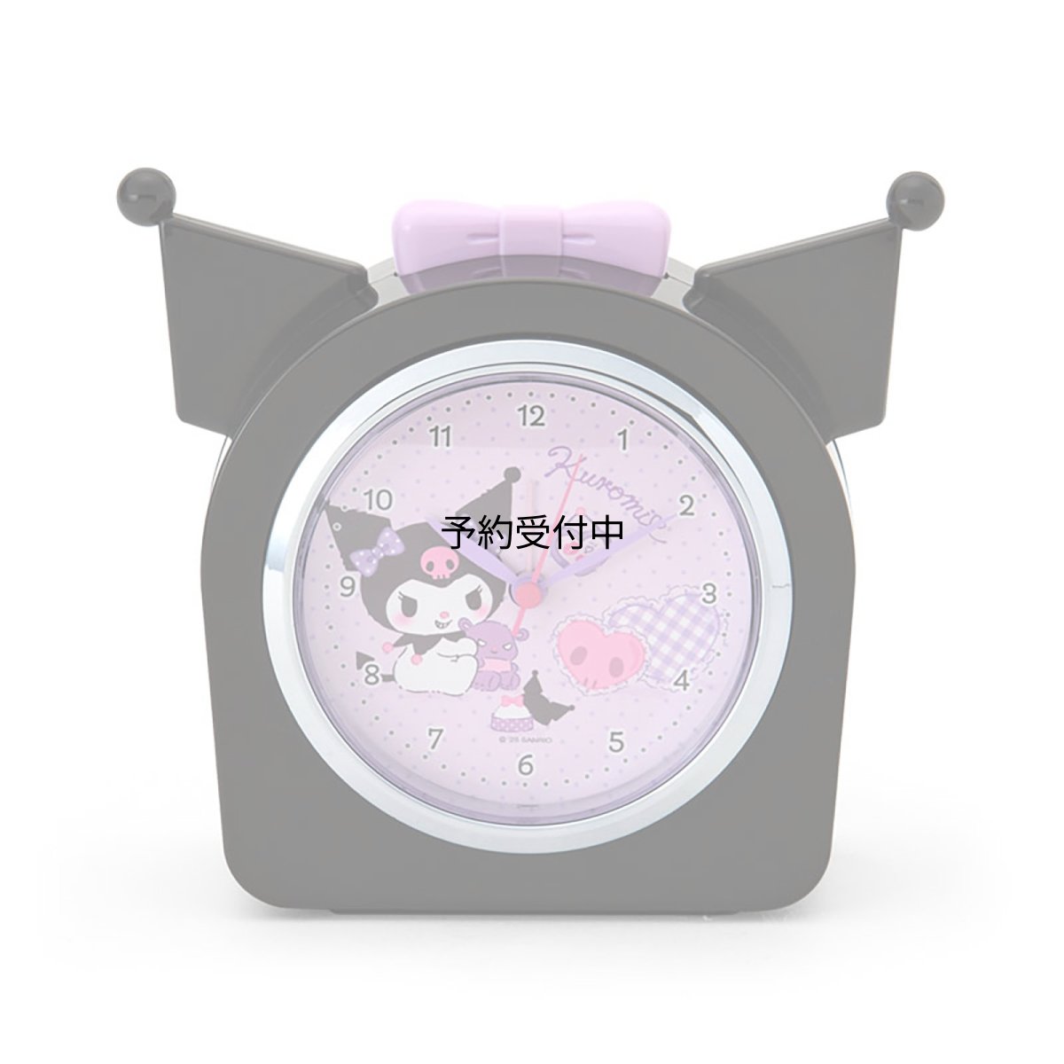 画像1: サンリオ（ＳＡＮＲＩＯ） 目覚まし時計 クロミ ＡＢＳ樹脂 ライト付き ３０６７２０ (1)