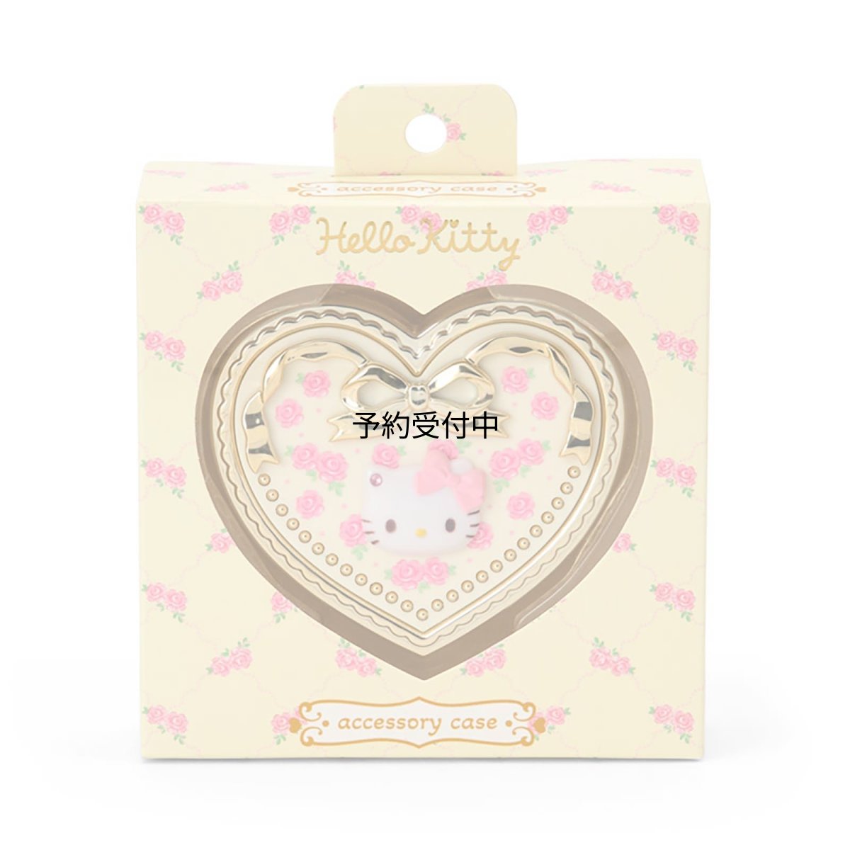 画像1: サンリオ（ＳＡＮＲＩＯ） ミラー付き小物ケース ハローキティ ３２６７０４ (1)