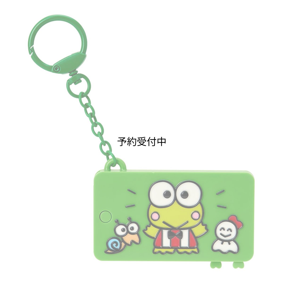 画像1: サンリオ（ＳＡＮＲＩＯ） ミニミラー＆コームキーホルダー（身の回り雑貨 いつまでもサンリオ） けろけろけろっぴ ３８６４６４ (1)