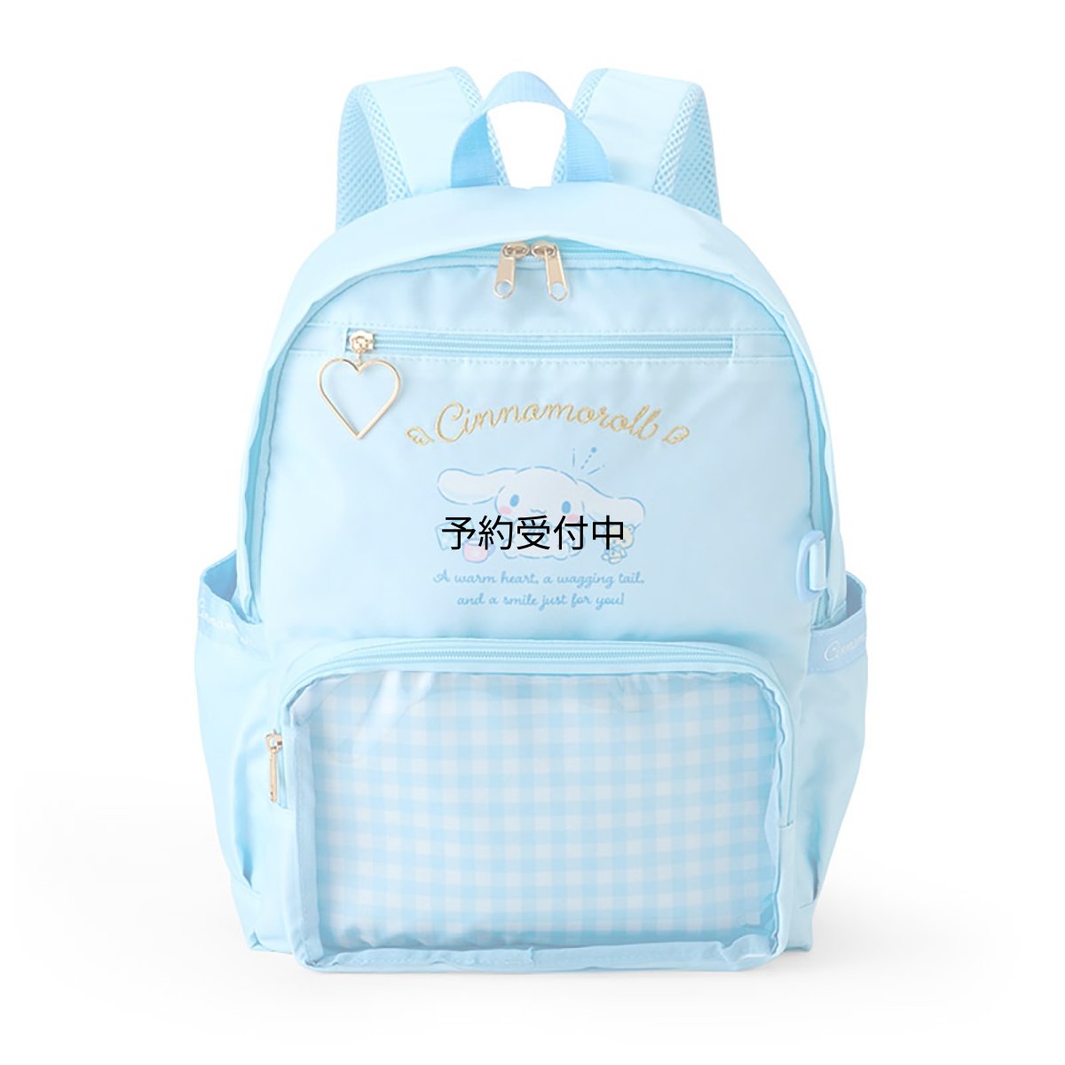 画像1: サンリオ（ＳＡＮＲＩＯ） キッズリュックＬ シナモロール 子供 遠足 名前スペース付き ５０５９３５ (1)