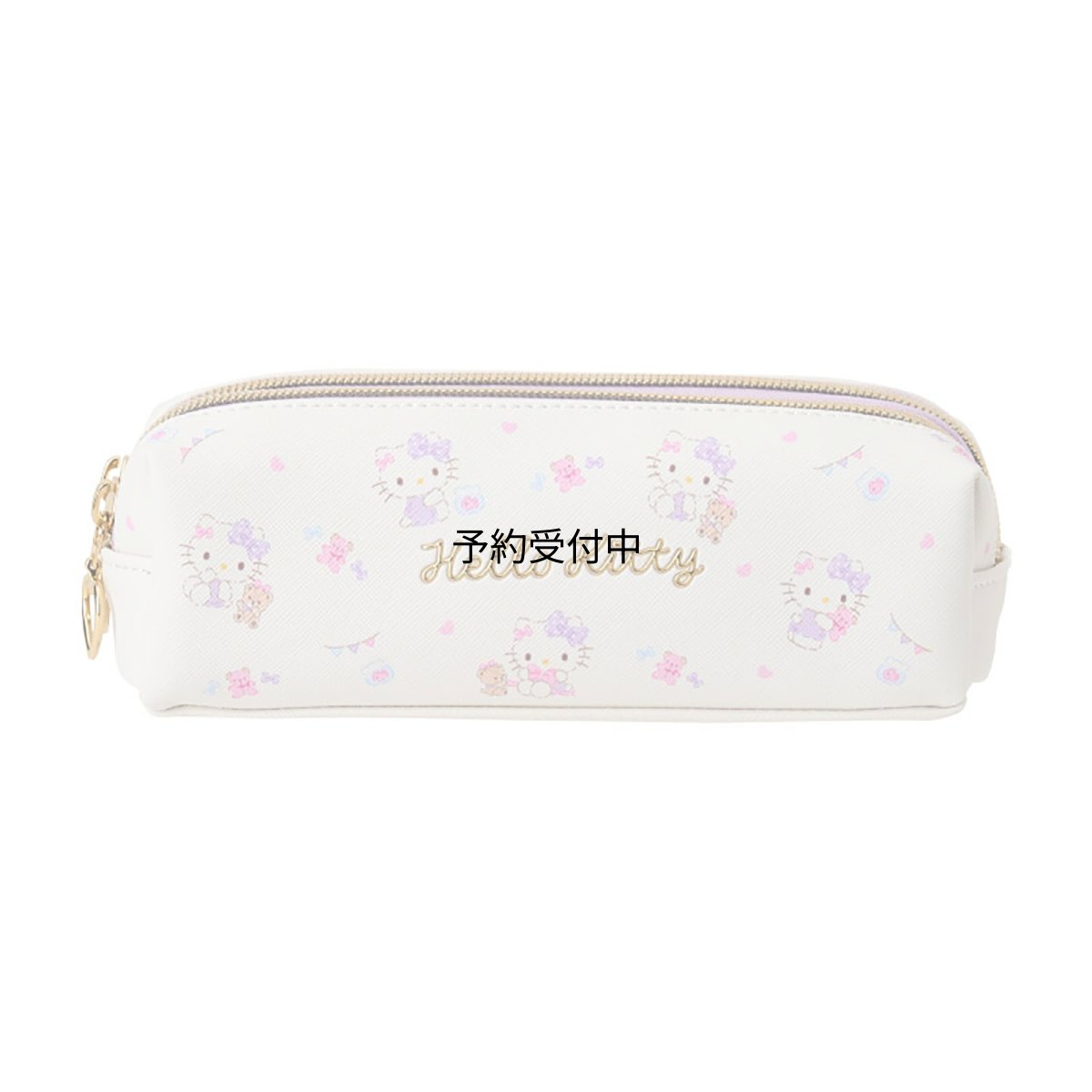 画像1: サンリオ（ＳＡＮＲＩＯ） ダブルファスナーペンケース ハローキティ ５３４５８７ (1)