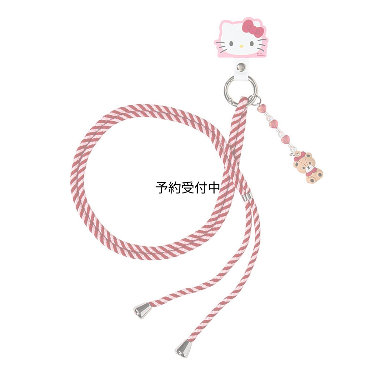 画像1: サンリオ（ＳＡＮＲＩＯ） ショルダーストラップ ハローキティ ポリエステル・ＴＰＵ・アクリル・ＰＶＣ・スチール ５８０９９６ (1)