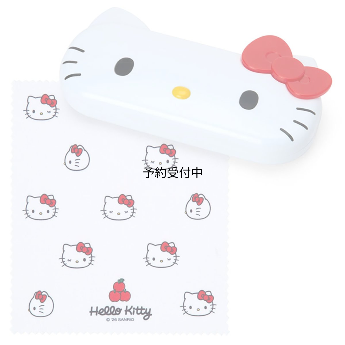 画像1: サンリオ（ＳＡＮＲＩＯ） フェイス形メガネケース ハローキティ ５８８１９９ (1)