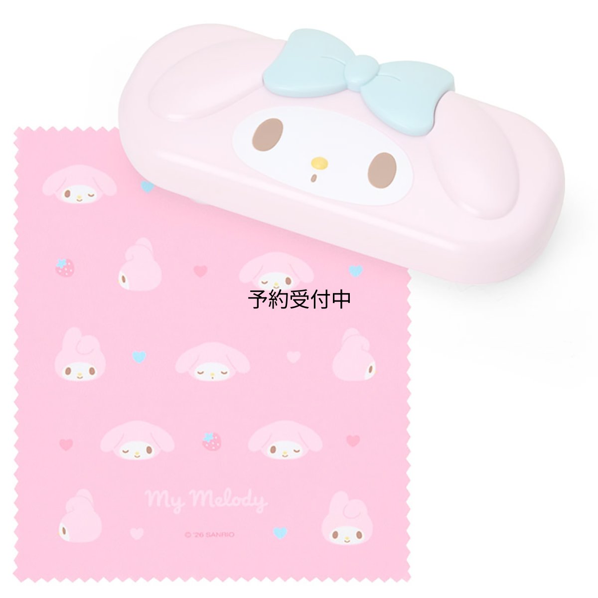 画像1: サンリオ（ＳＡＮＲＩＯ） フェイス形メガネケース マイメロディ ５８８２２９ (1)