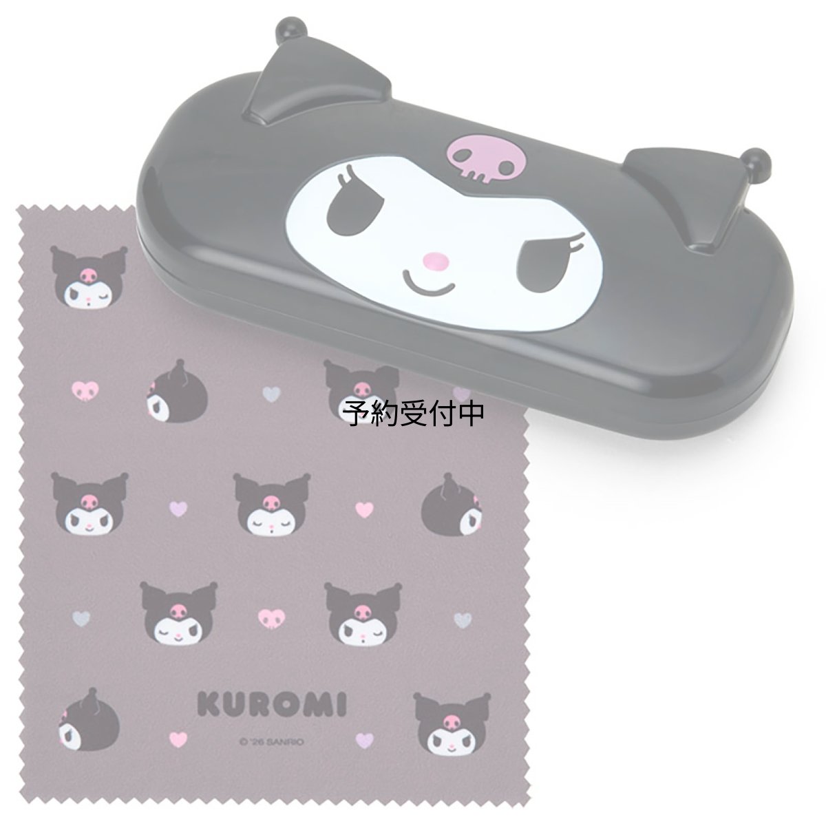 画像1: サンリオ（ＳＡＮＲＩＯ） フェイス形メガネケース クロミ ５８８２５３ (1)