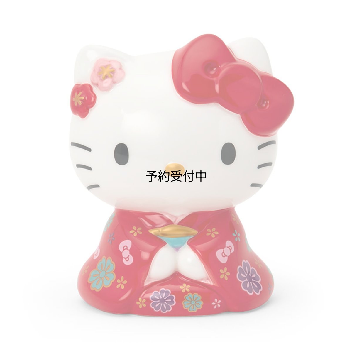 画像1: サンリオ（ＳＡＮＲＩＯ） 貯金箱（着物） ハローキティ ５８８３００ (1)