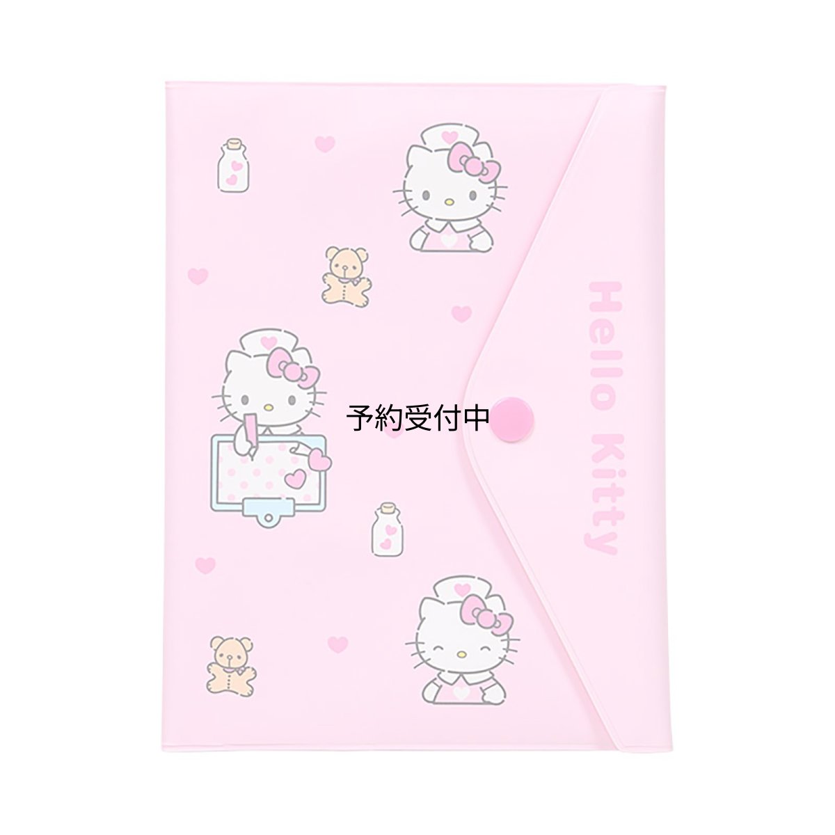 画像1: サンリオ（ＳＡＮＲＩＯ） お薬手帳＆診察券ケース ハローキティ ５８９９１８ (1)