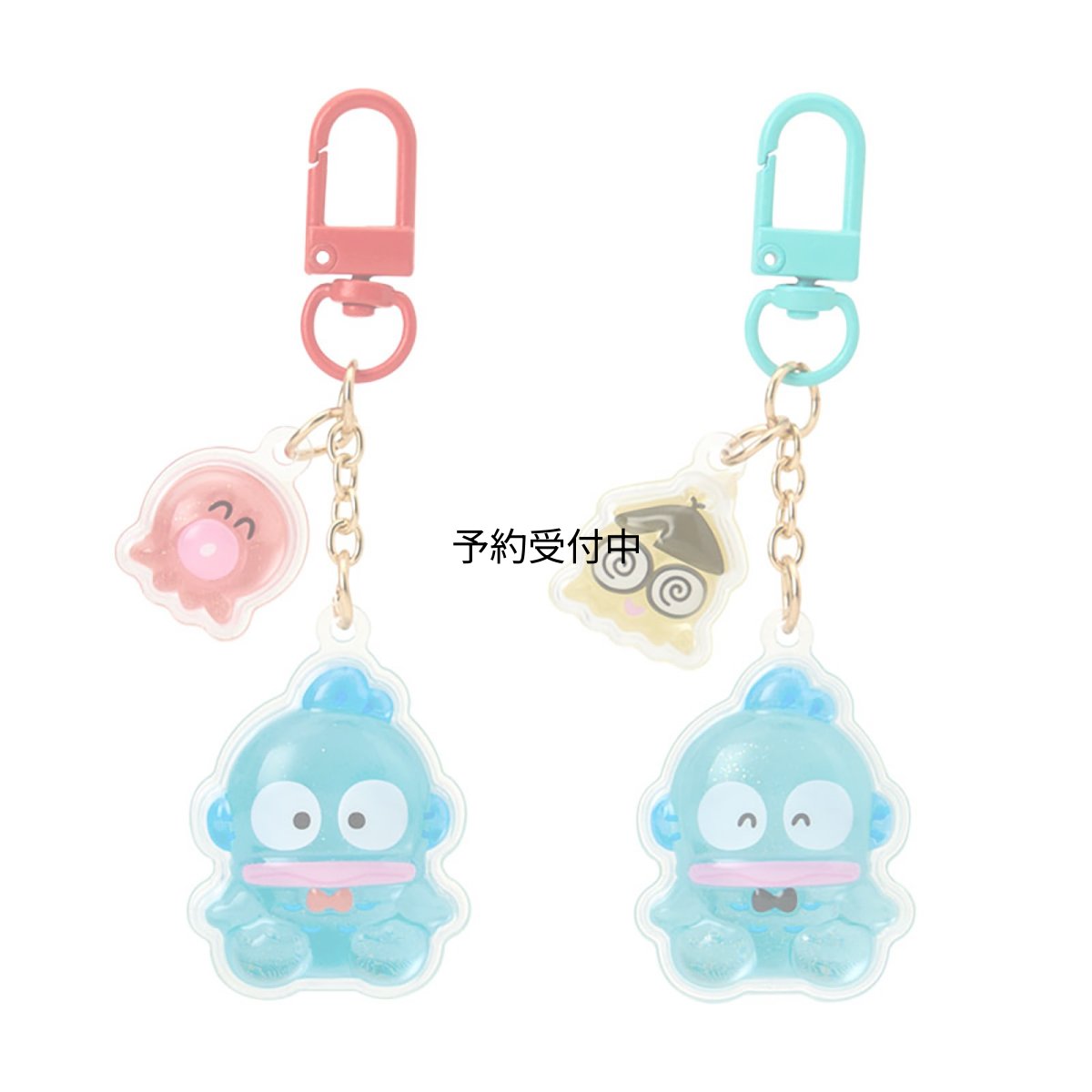 画像1: サンリオ（ＳＡＮＲＩＯ） キーホルダー２個セット（お揃いニコにこ） ハンギョドン ６４５８６９ (1)