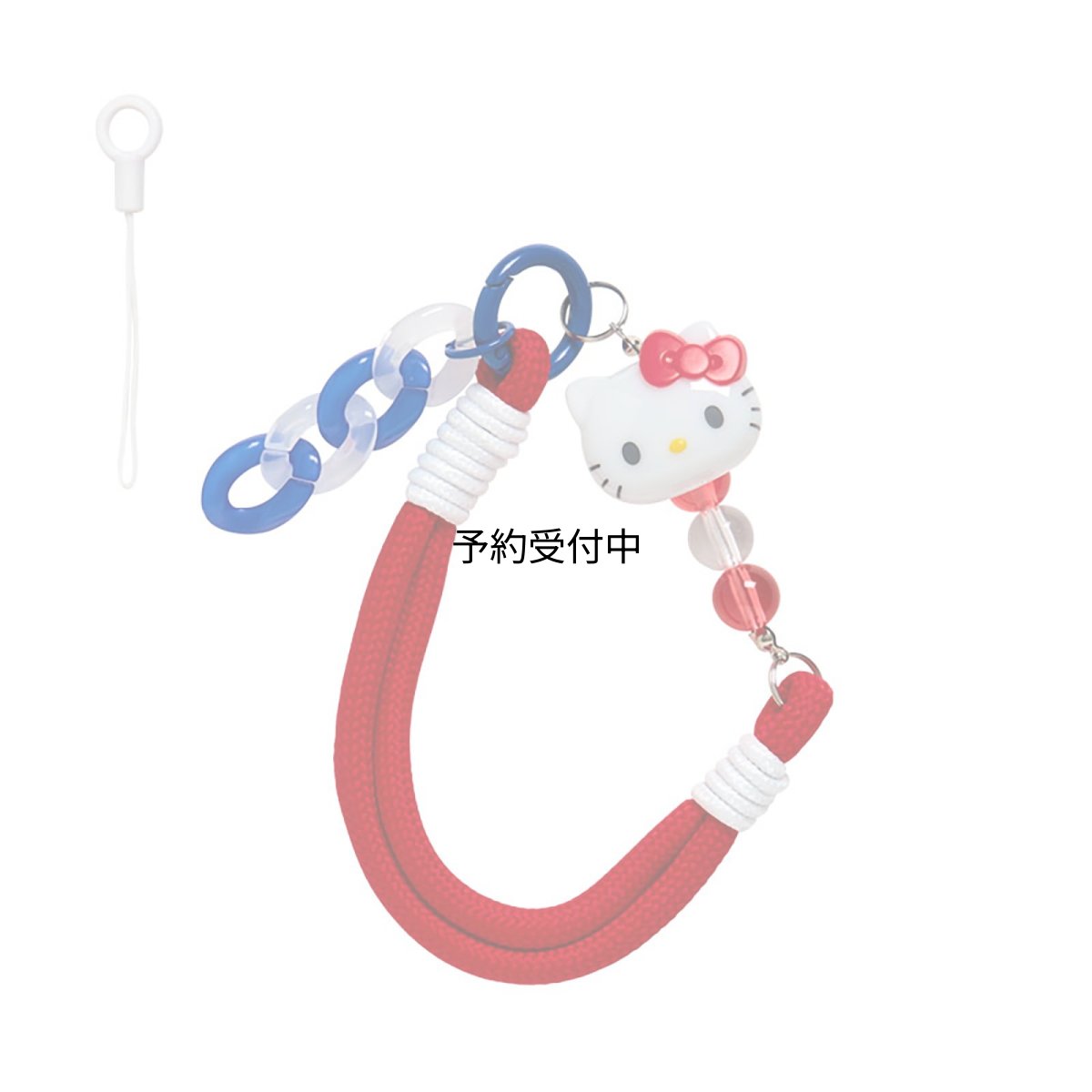 画像1: サンリオ（ＳＡＮＲＩＯ） ロープハンドストラップ ハローキティ ６４７２２５ (1)