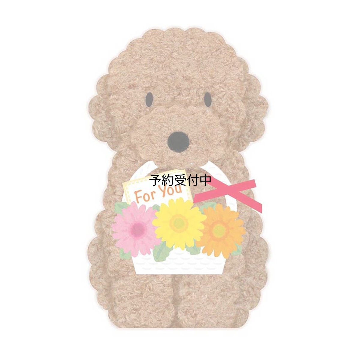 画像1: サンリオ（ＳＡＮＲＩＯ） 寄せ書き トイプードル メッセージカード ６５７０９３ (1)