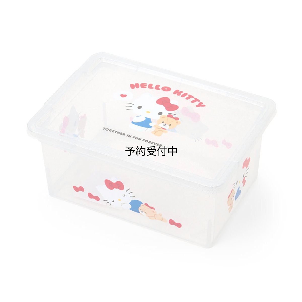 画像1: サンリオ（ＳＡＮＲＩＯ） 収納ケースＳ ハローキティ スタッキング 小物入れ ７２２２７８ (1)