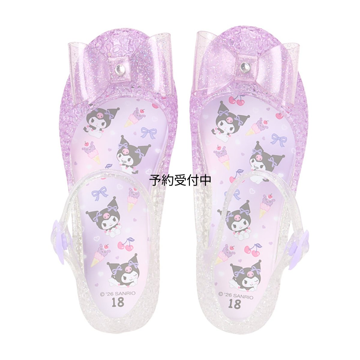 画像1: サンリオ（ＳＡＮＲＩＯ） キッズクリアサンダル プリンセスシューズ ドレスシューズ 発表会 卒園式 サマー 子供用 クロミ １８ｃｍ ７５００８５ (1)